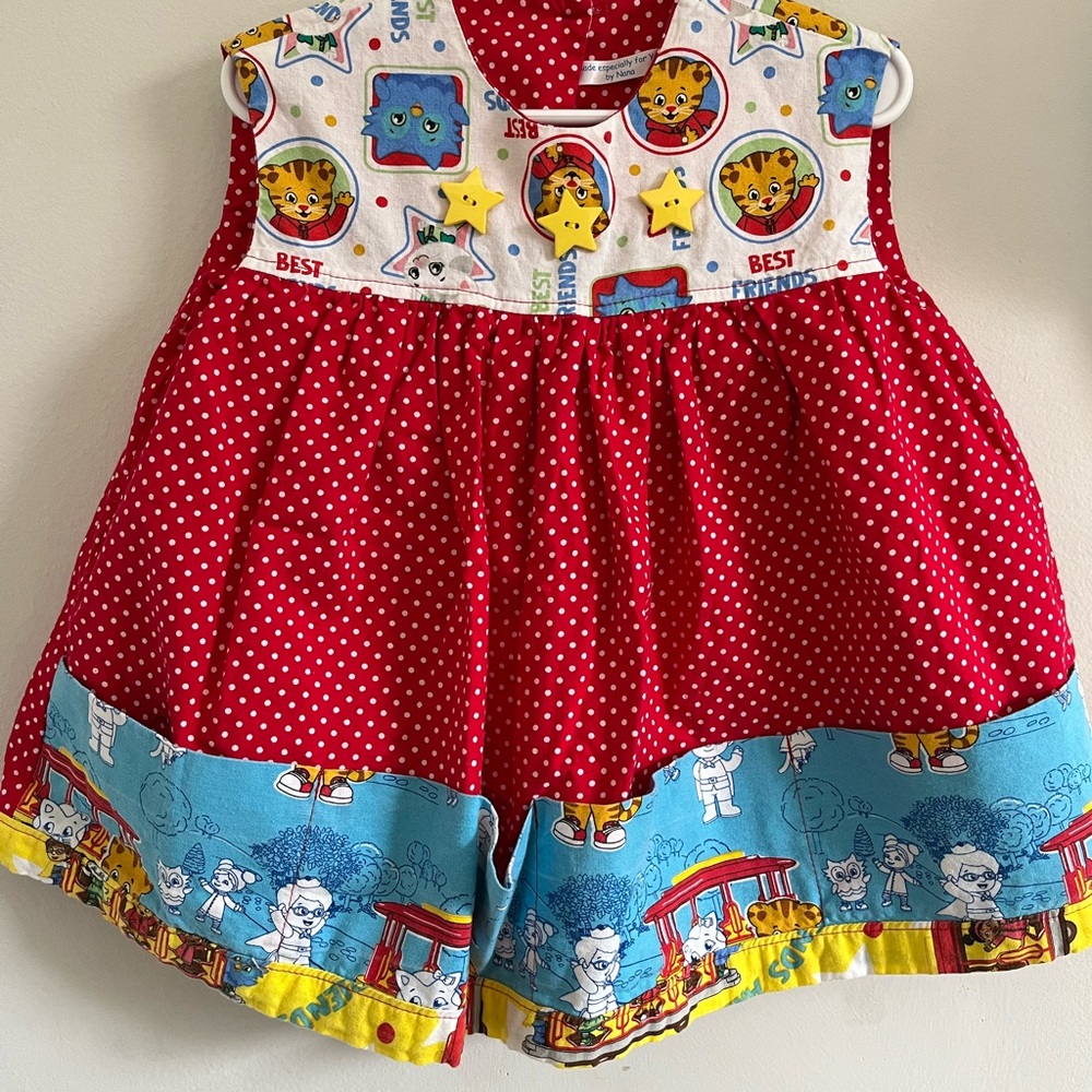Vintage Handmade Daniel Tiger Dress